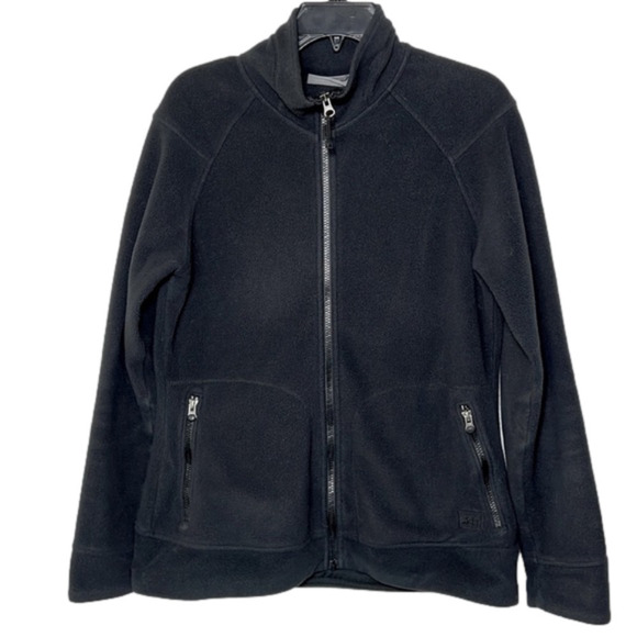 Rei Black Long Sleeve Zip Up Fleece Women’s Jacket - Size Large - Picture 1 of 9